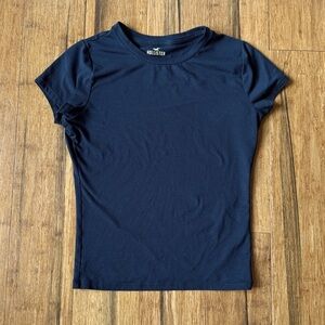 Hollister seamless longline baby tee